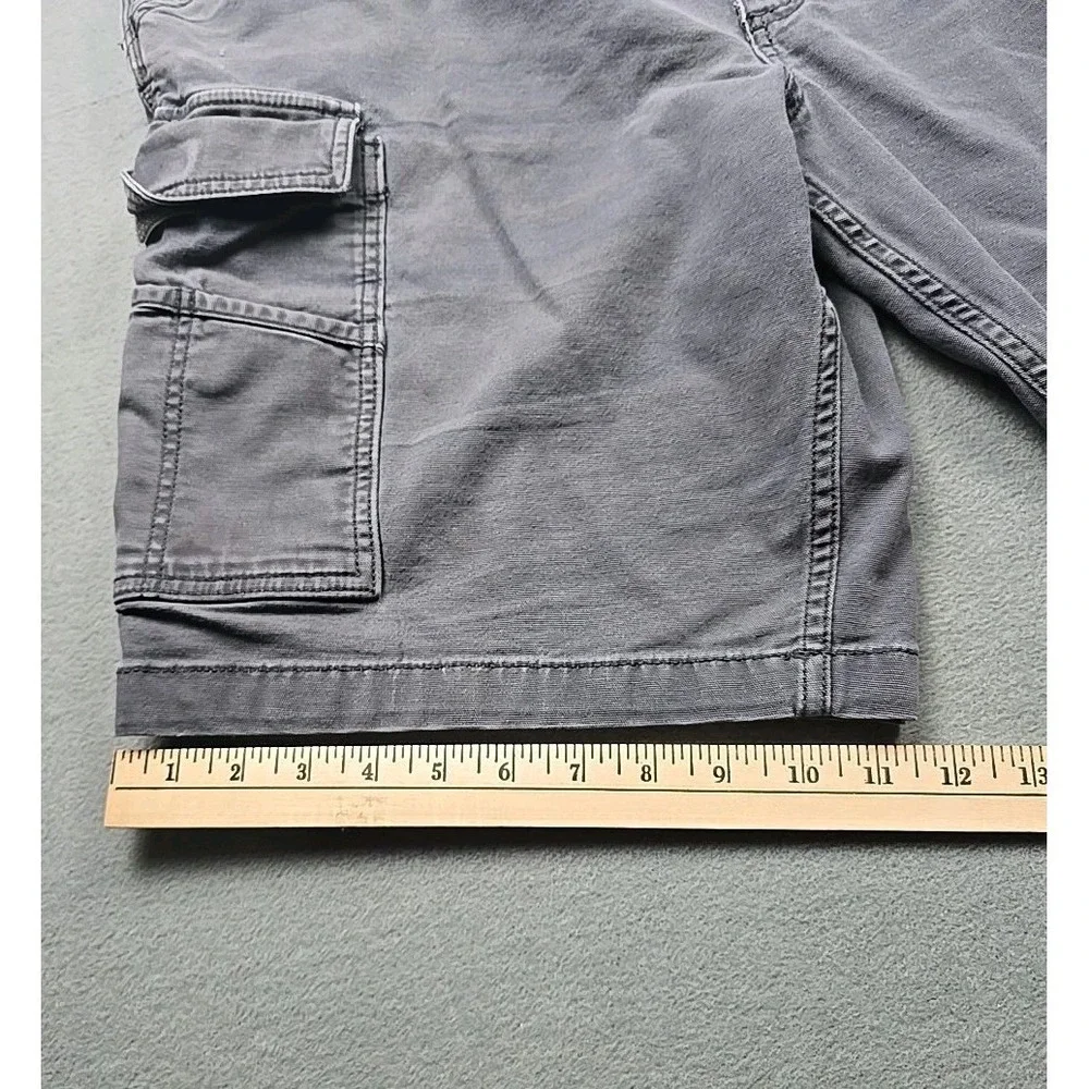 Carhartt Men's 40 Relaxed Fit Carpenter Shorts Gray Used Condition SEE ITEM INFO